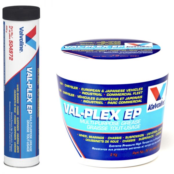 Valvoline VV70124 Multi-Purpose Crimson Red Grease – 14 Oz Cartridge, 10-Pack
